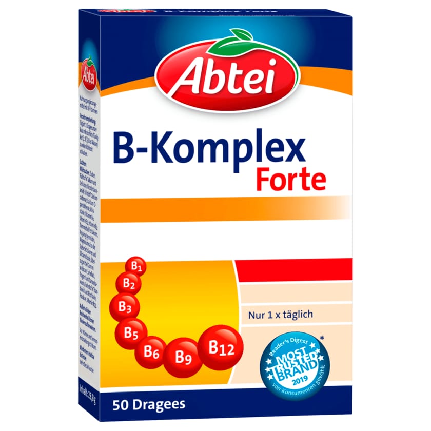 Abtei Tabletten Vitamin B Komplex Forte 50 Stück